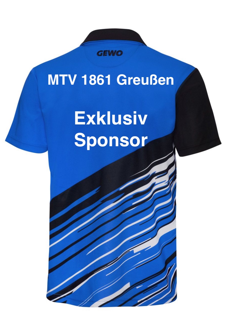 MTV Trikot Rückseite mit Werbefläche